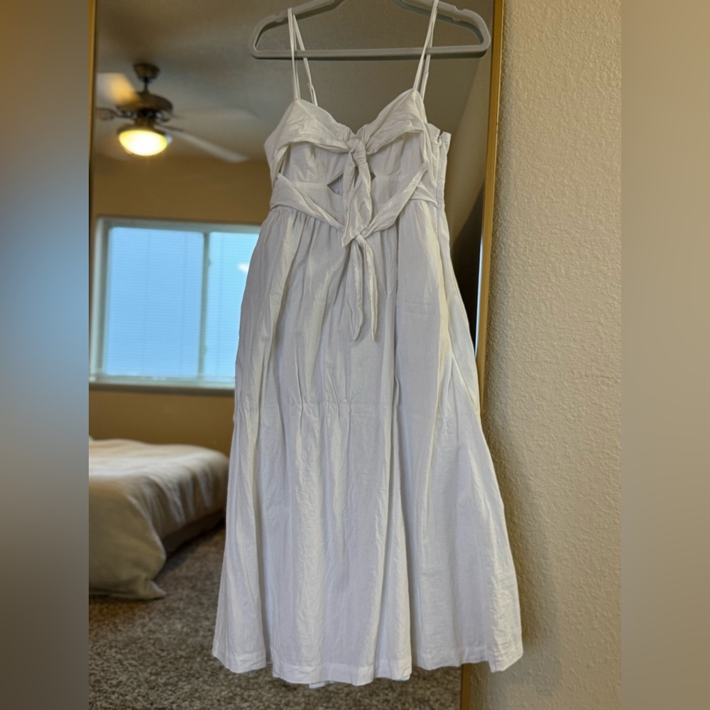 Madewell White Midi Dress